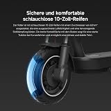 Xiaomi 5 Pro E-Scooter mit Straßenzulassung (max. 20km/h, bis zu 60km Reichweite & 22% Steigung, Federung vorne, 10" Luftreifen, Blinker, Dual-Bremssystem, Traktionskontroll-System, App) - 3