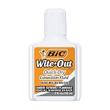 BIC Wite-Out Quick Dry Correction Fluid, 20 mL, White, Goes On Easy with A Reduced Dry Time, 3-Count Pack – view 3