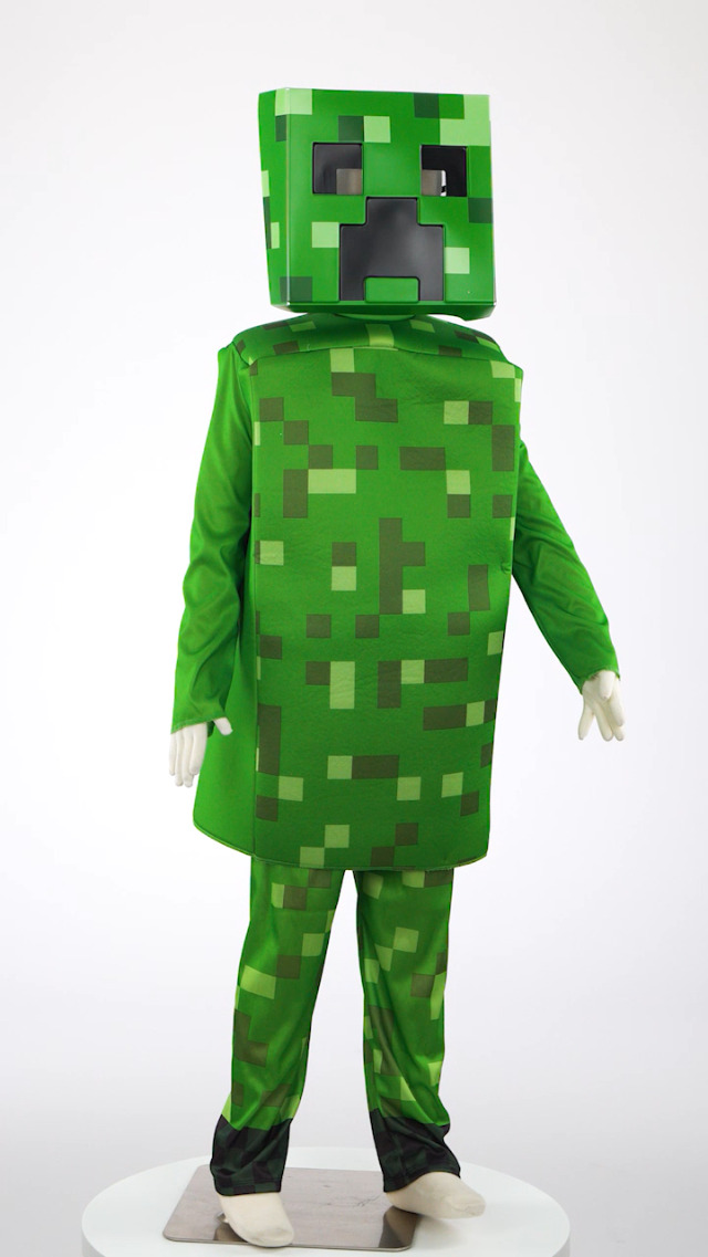 Costume Creeper Classico Minecraft™ Per Bambino - Foto 3