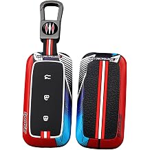 Zinc Alloy Car Key Fob Case Compatible with Geely Galaxy EX5 E5 E8 L6 L7 Max 2024 2025 Starry 8 E5 Proton E.MAS 7 Car Accessories Silicone Soft Protection Key Cover Key Holder 3 Buttons-B Red