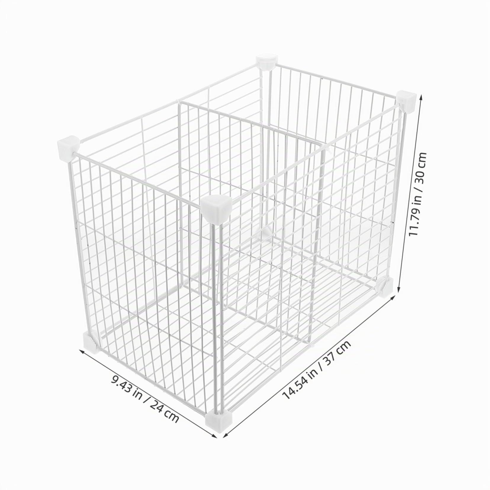 Organizzatore And Cestino Inferiore Divisori Regolabili in Ferro Bianco for Conservare Verdure e Frutta per Congelatore in Cucina o Freezer