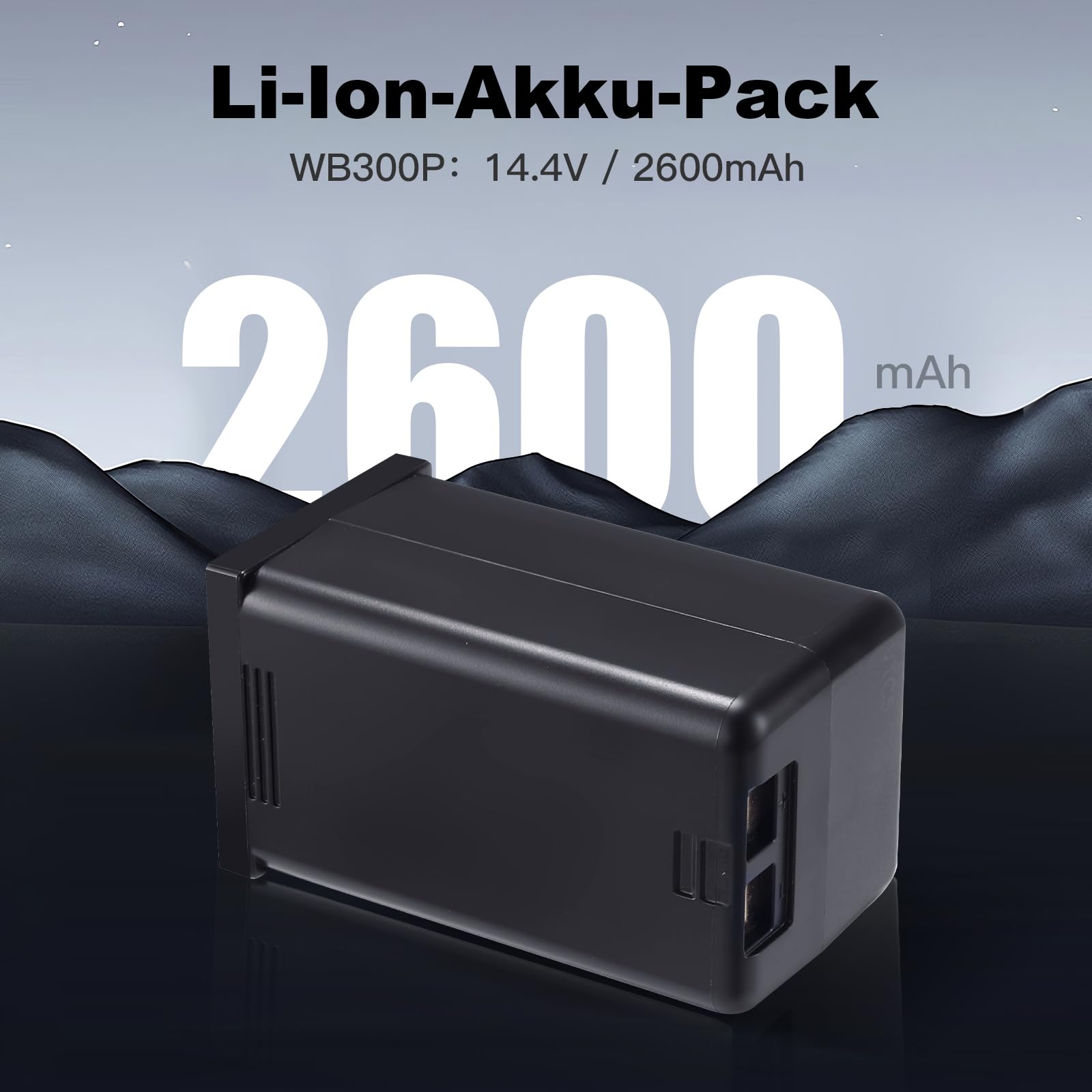 Godox WB300P Batteria al Litio 14.4V/2600mAh per Godox AD300PRO Speedlite Flash