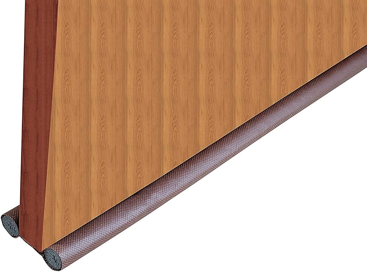 WILLFE Sound and dust Proof Twin Under Door Draft Fabric Guard, Gap Sealer, Stops Light/Dust/Cool Air Escape, Size 36 inch (1)