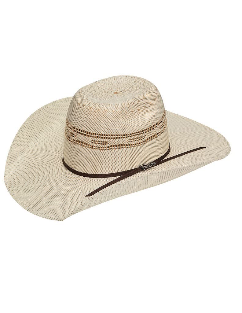 Twister Men's Bangora Straw Cowboy Hat Ivory 7