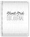 BookFactory Ghost Grid Dot Journal/Large Bullet Notebook 120 Pages 8.5" x 11" Wire-O (JOU-120-7CW-A(DotJournalNG))