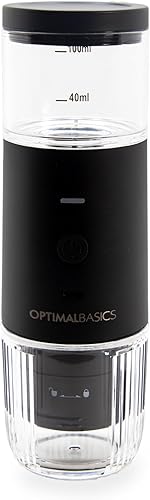 Mini cafetera portátil de café expreso recargable por USB para espresso en polvo o cápsula