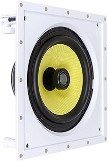 Caixa acústica de embutir jbl ci8s plus arandela quadrada 200w