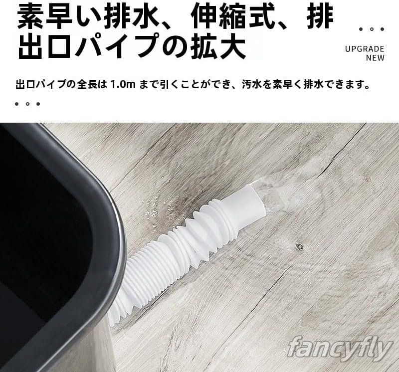 流し台 ステンレス 簡易流し台 幅85×奥行55×高さ78cm ガーデンシンク 屋外 – ハウジー Fancyfly 簡易流し台 キッチンシンク 屋外用 プラスチック 低い ガーデン流し台 蛇口なし 自立型 深型シンク ガーデン キ