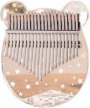 Kalimba en acrylique avec 17 touches, instrument de musique parfait pour les enfants et les nouveaux joueurs