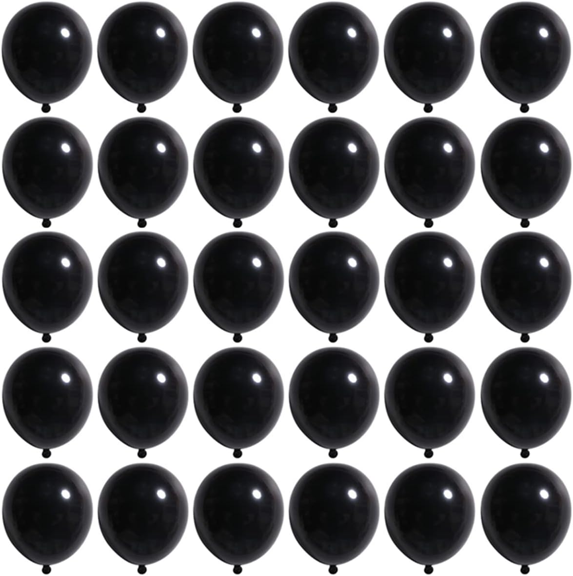 5 inch Black Party Balloons, 100 pcs Mini Thick Latex Balloons for Birthday Wedding Baby Shower Decorations(Black)