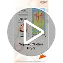 Image of Supvox Clothes Dryer with 360 Degree Hot Wind Circulation Clothes Dryer Easy Assembly Double Layer Stainless Steel Rack with Ventilation Smart 180 mins Timer Design