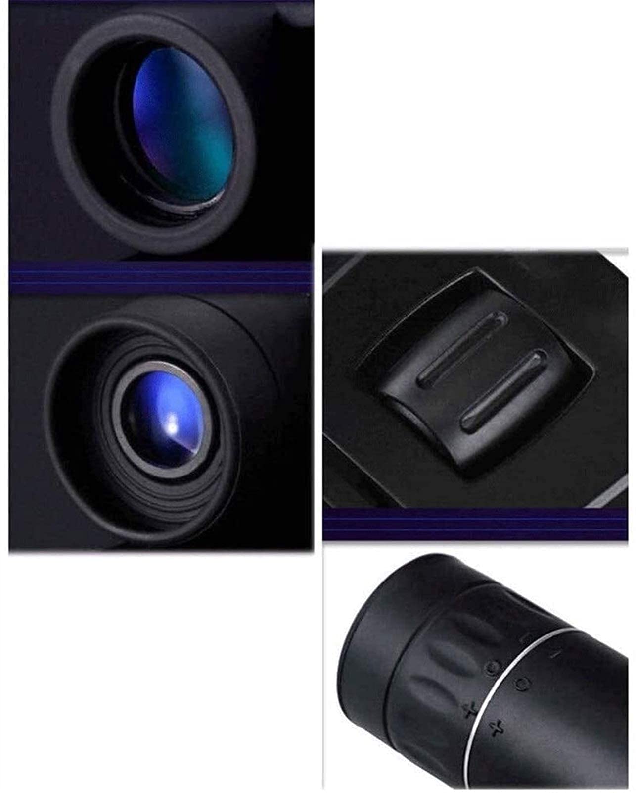 Binocolo Compatto per Adulti Telescopio Impermeabile per binocolo HD ad Alta Potenza per Il Birdwatching Caccia da Viaggio per osservare Le Stelle
