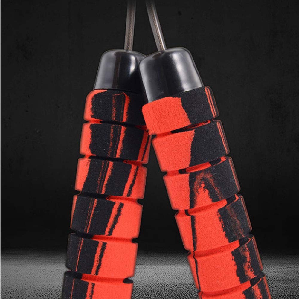 XIANGFATS Skakanka Rapid Speed ​​Jump Liny Excertise and Fitness Urządzenia do treningu Pomijanie stopy Unisex (Color : 1)