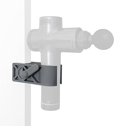 Miniatura 1 de Zadro Pistola de masaje manos libres, tejido profundo, montaje en puerta, masajeador trasero, herramienta de abrazadera de mano, agarre fuerte,