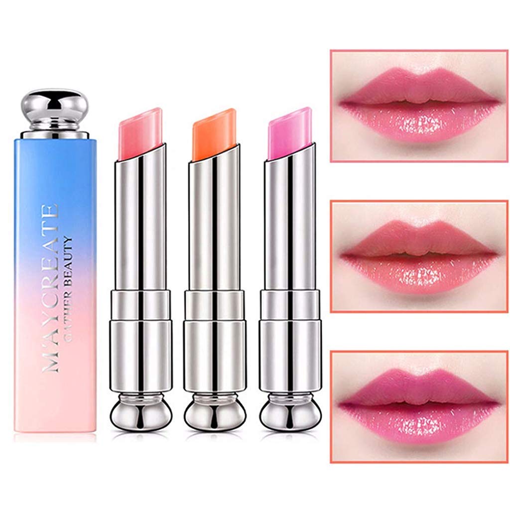Buy Maycreate Mini Lipstick Set For Women Firstfly Long Lasting Nutritious Lip Balm Lips Moisturizer Magic Temperature Color Change Lip Gloss Pack Of 3 Lipstick Online At Low Prices In India