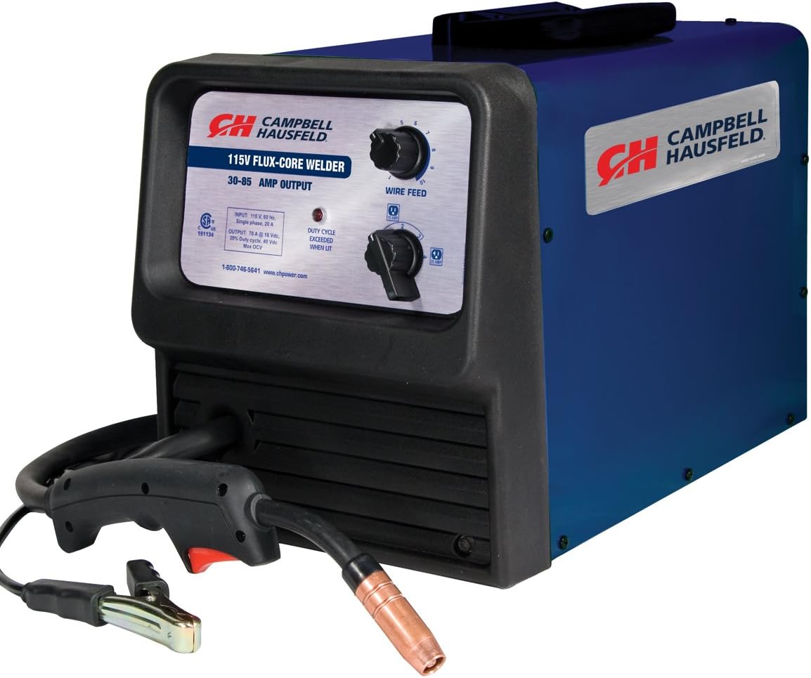 Flex Core Welder, 115 Volt, 70 Amps, Portable, Thermal Overload Protection, Infinite Wire Feed (Campbell Hausfeld WF215001AV)