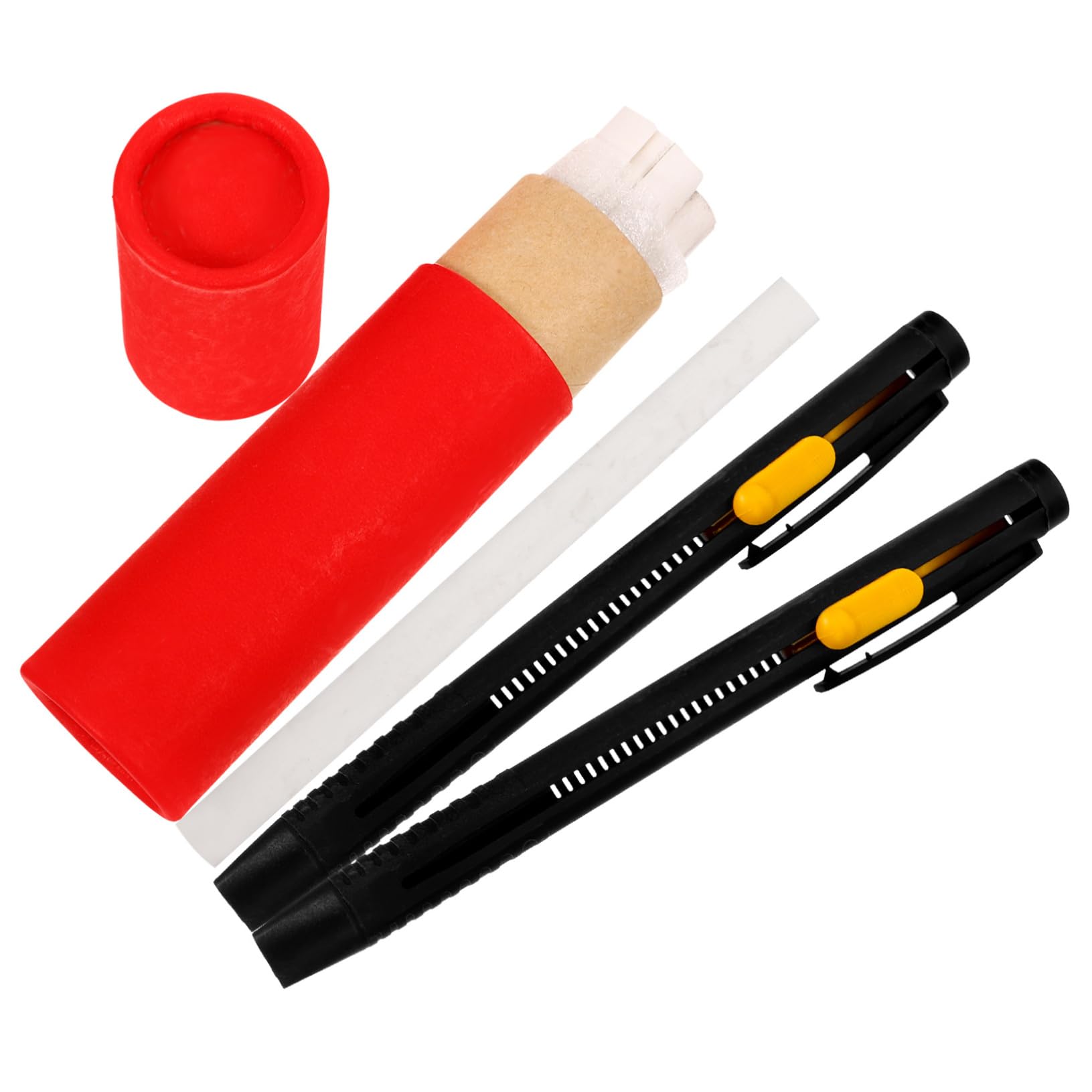 NUOBESTY 10 Sätze Unsichtbarer Zeichenstift Planke Whiteboard-marker Bleistift Textmarker Permanente Stoffmarker Für Kleidung Weißer Lackstift Tinte Farbstifte Pastell Kreidestift Plastik