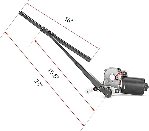 Miniatura 2 de WSays Kit de bomba de limpiaparabrisas eléctrico de 12 V compatible con Polaris RZR Ranger Can-Am Defender Marverick Commander Honda Pioneer Talon