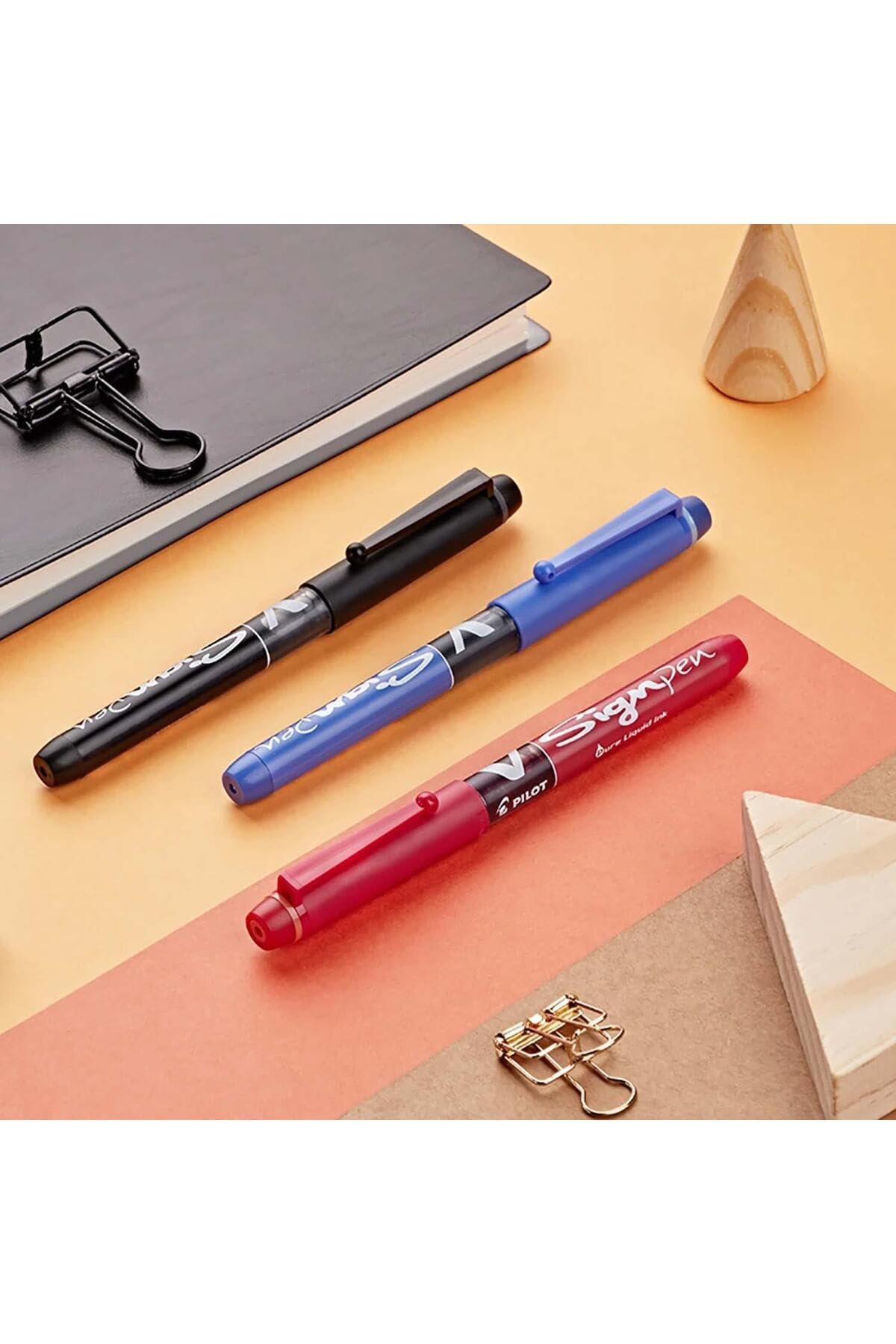 Pilot V-Signpen İmza Kalemi, Mavi, 2,0 mm Uç