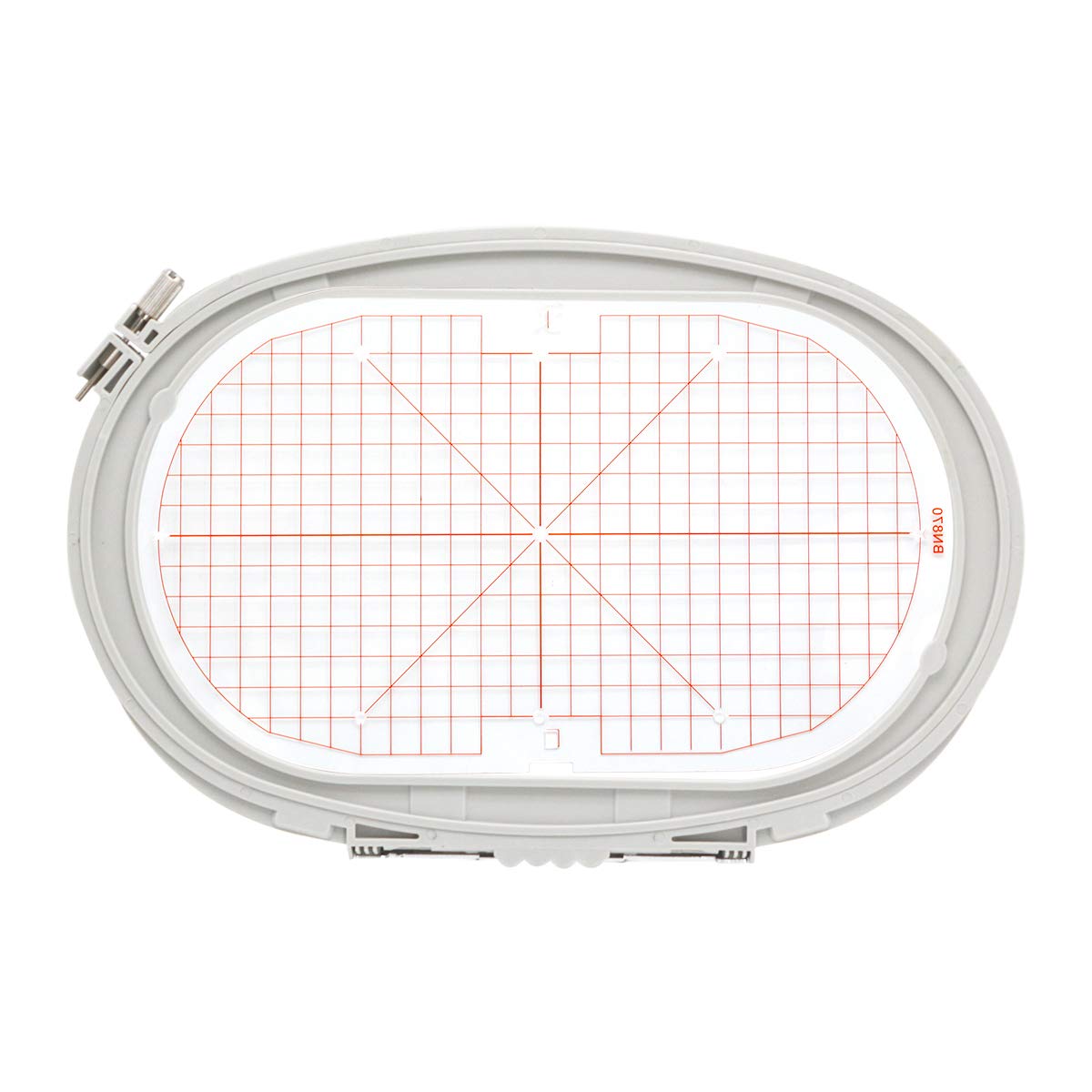 Sew Tech Stickrahmen für Bernina, 255 x 145 mm, großer ovaler Rahmen | Passend für 500 700 535 570 590 735 770 790 QE PRO 880 PLUS 990 540 580 Artista 730 Aurora 440 Bernina Stickmaschine