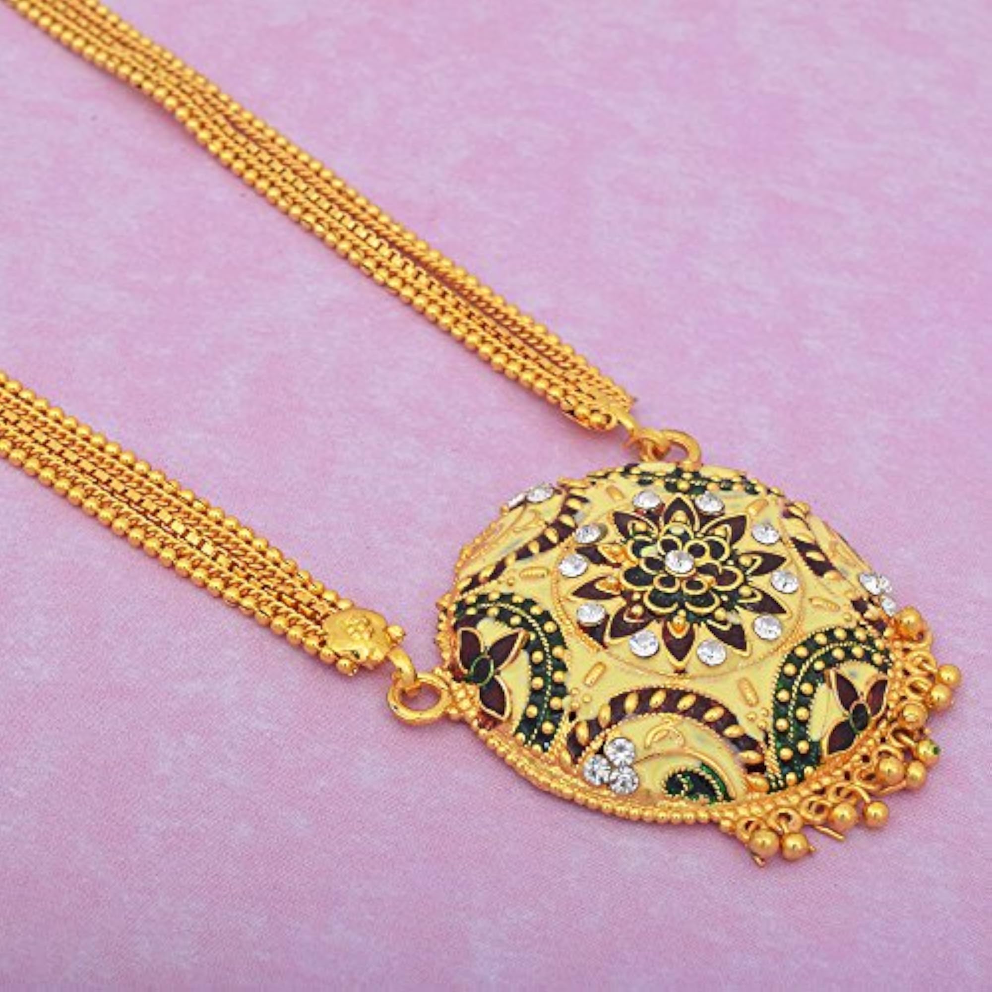 Gold Plated Bold Statement Ethnic Mangalsutra