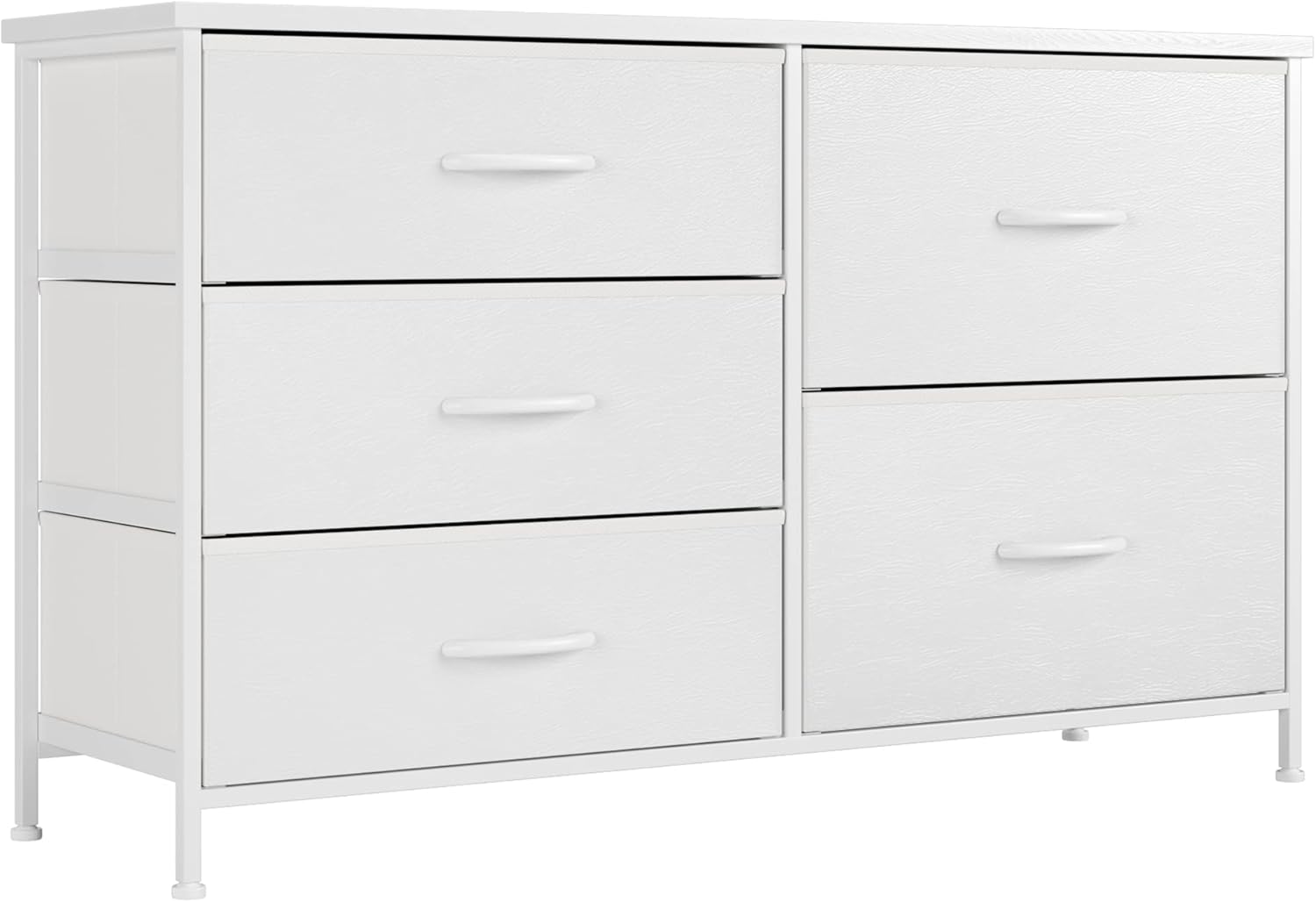 Nicehill White Dresser for Bedroom with 5 Drawers, Small
