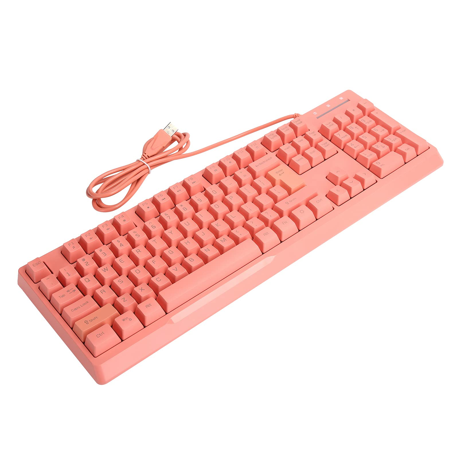 Yosoo Health Gear 104 Klawisze Przewodowa Klawiatura, RGB Podświetlana