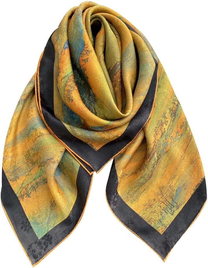 HBJWOV Double-Faced Double-Coloured Incense Cloud Large Band Chinese Wind Shoulder Band