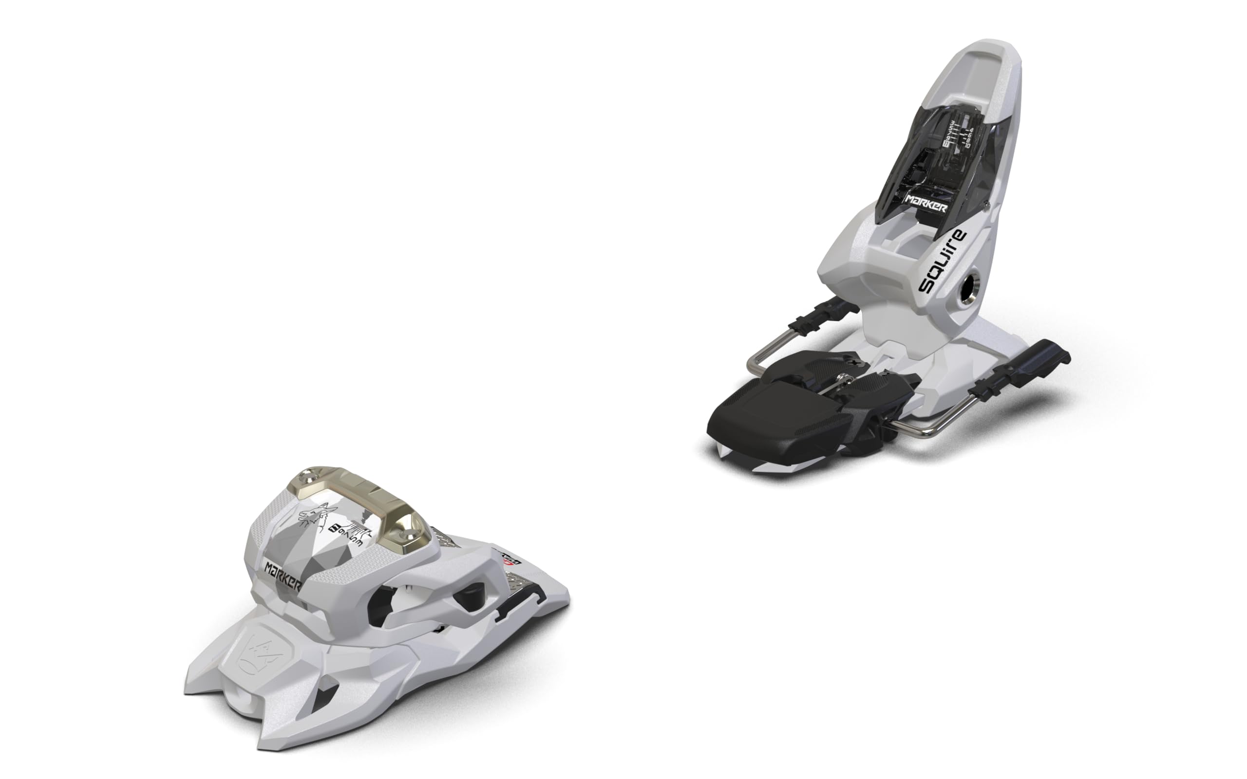 Marker Snowboardbindung 110MM White - Mittelstufe bis Fortgeschritten für Erfahrene Snowboarder (unisex) - Outdoor-Enthusiasten, Snowboarder, Erwachsene