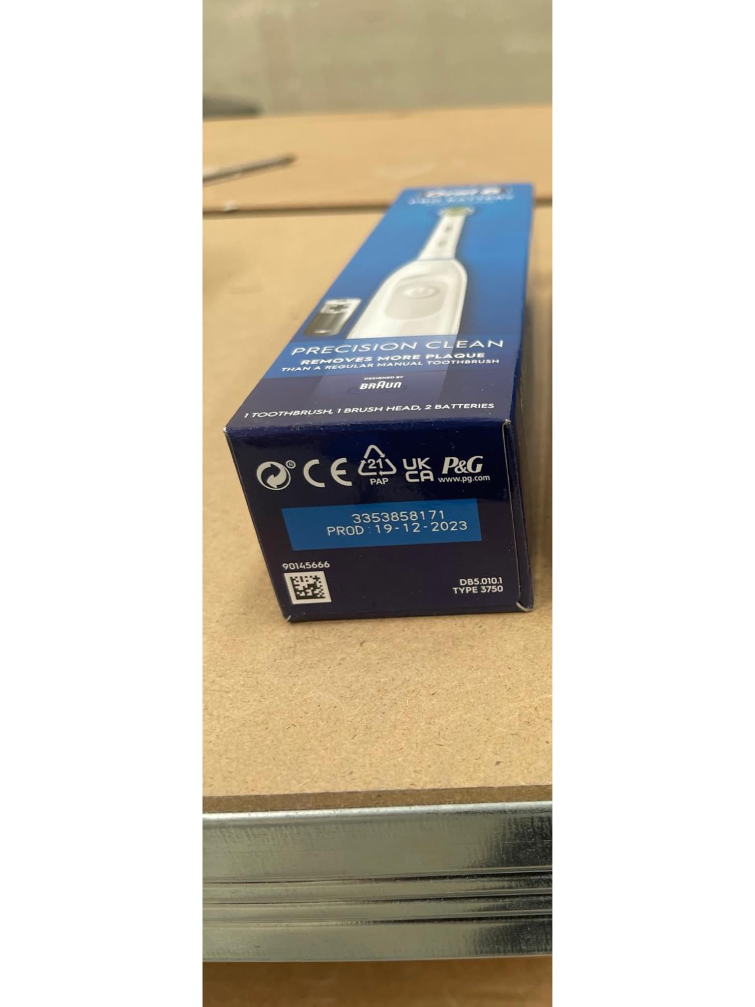 Braun D4010 Advance Power - Cepillo de dientes (2 unidades)