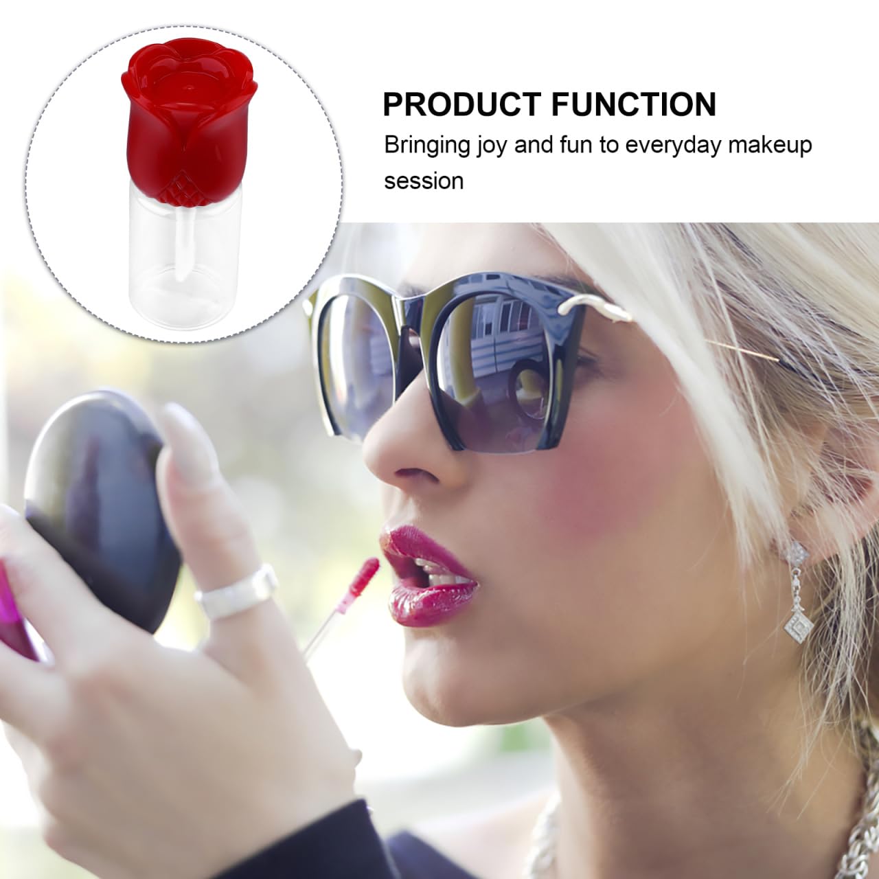 Hemoton Empty Lip Gloss Tubes Bulk 15 Pack Clear Refillable Lip Balm Containers for Diy Beauty Makeup Travel Portable 1.14X2.55 Inch