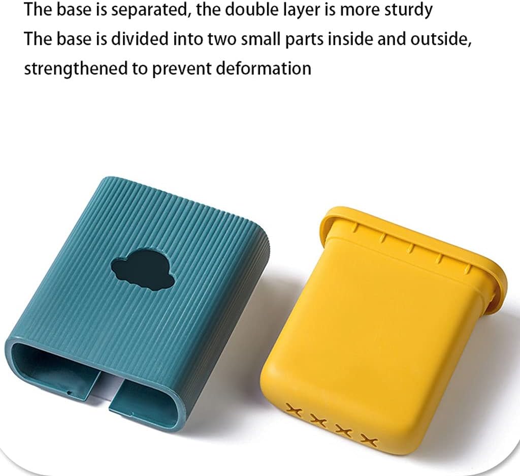 Toilet Brush Toilet Brush Holder, Toilet Bowl Brush Holder with Drawable Base, Non-Slip Handle and Quick Drying Holder for Bathroom for Home Bathroom