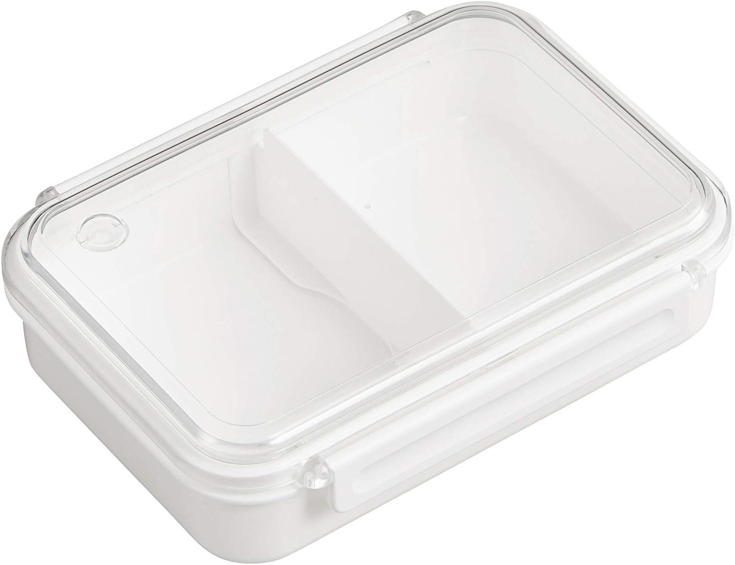OSK PCL-5S Lunch Box, Whole Frozen Bento Box, White, 27.1 fl oz (800 ml), Storage Container, Freezer, Microwave OK, Divider Included, Made in Japan, Dishwasher Safe