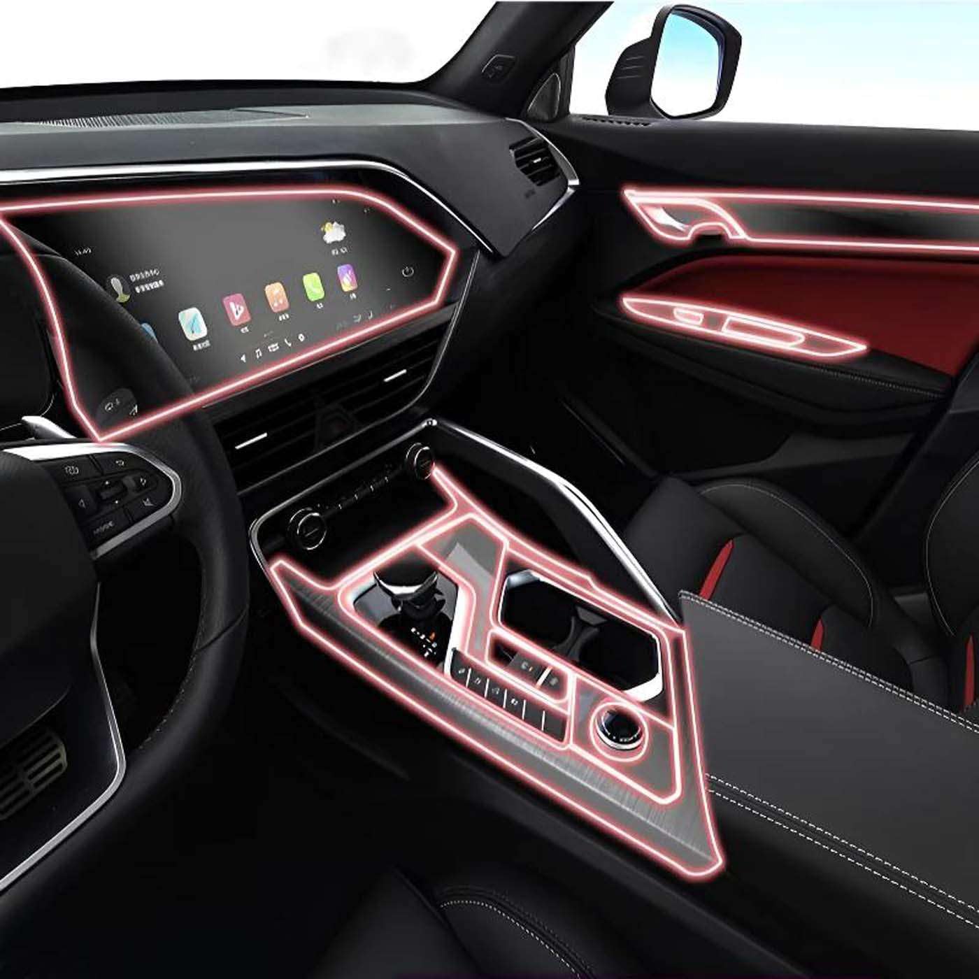 Dashboard Multimedia Navigation Transparent Anti-Scratch Protection, for Geely Xingyue 2019-2022 Film