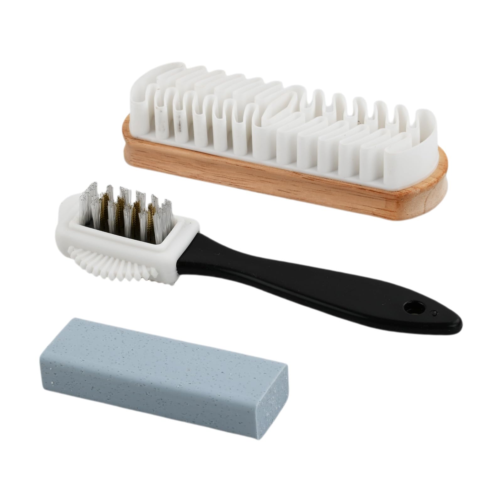 FooYee 2 PCS Suede Shoe Cleaning Brush, Nubuck leather scrub, Shoe Brush for Cleaning a kinds of Suede Nubuck Leathers, Crepe Scrub Rubber Multifunctional Cleaner Kit