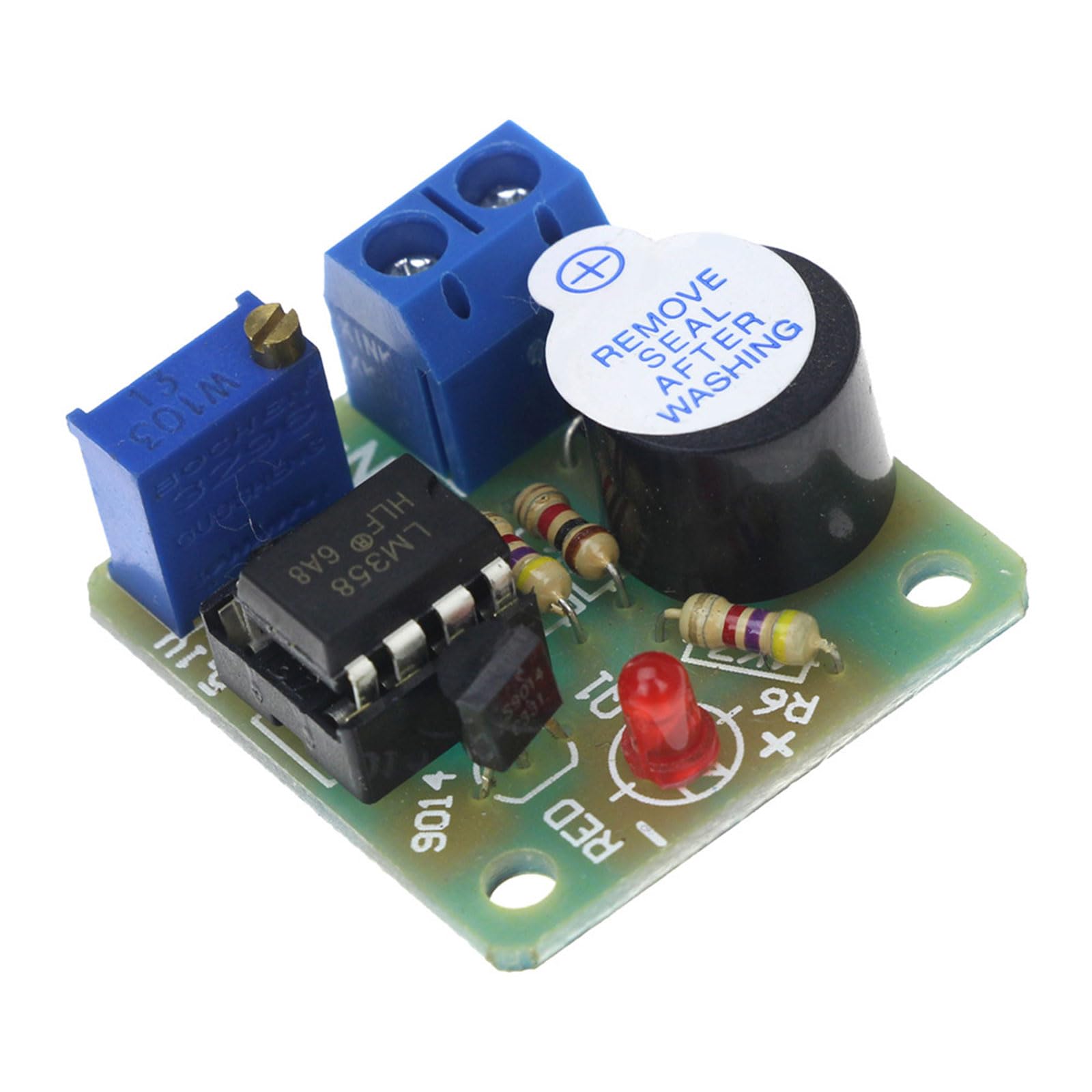 Voltages Detection Alarm Electronic Battery Device Voltages Monitor with LED Buzzers Alarm for Over Discharge Small Batteries Guard Module