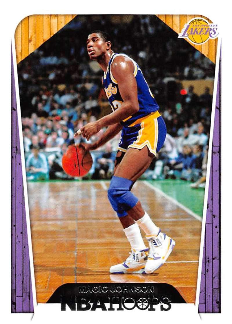 Amazon.com: 2018-19 NBA Hoops Basketball #283 Magic Johnson Los Angeles  Lakers Tribute Official Trading Card made by Panini : Collectibles & Fine  Art