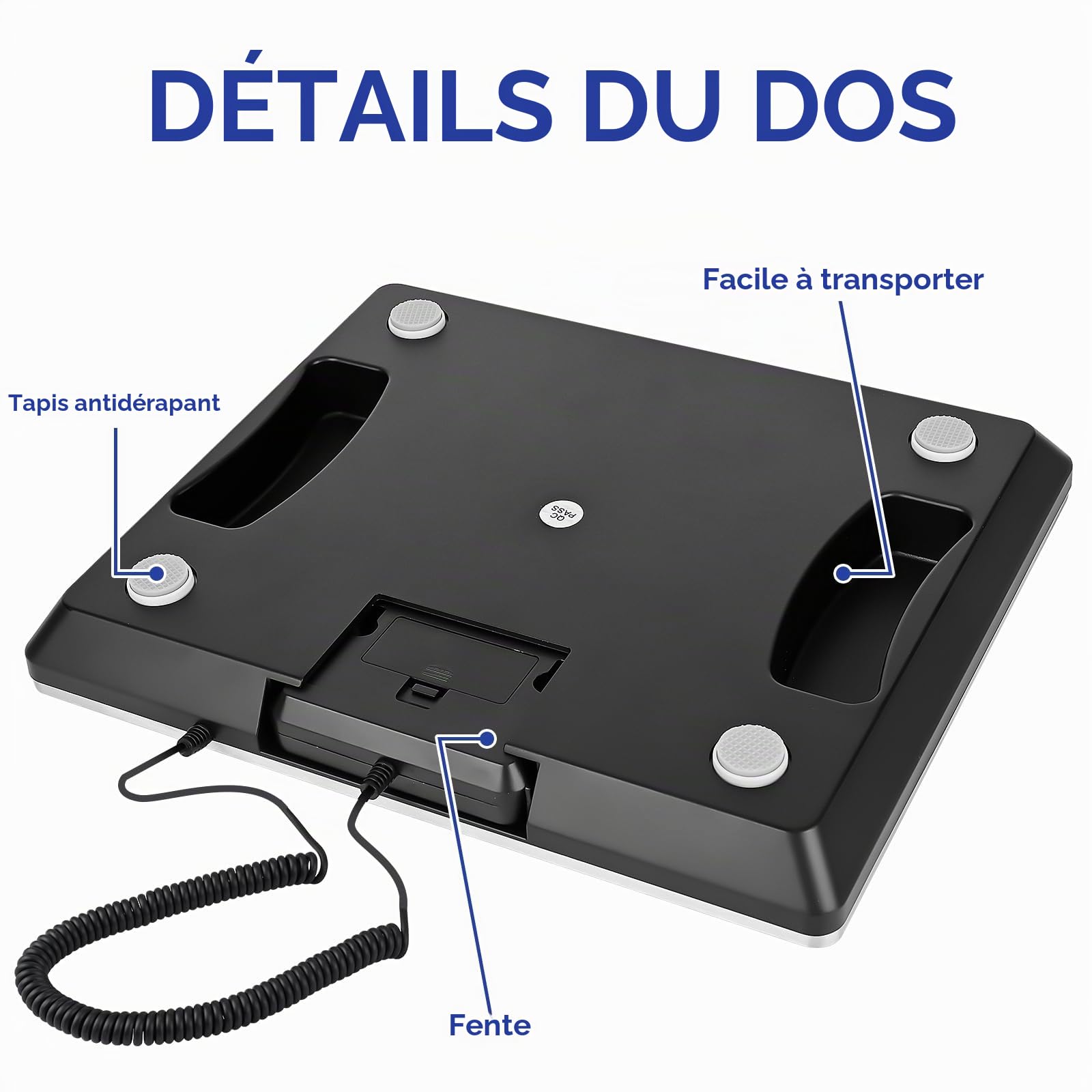 Balance Postale, 50g-200kg Balance Colis Numérique de Haute Précision, Balance pour Colis avec Fonction Hold/Tare, Inoxydable Pese Colis pour Colis Entrepôt Bagages, Écran Lcd Externe