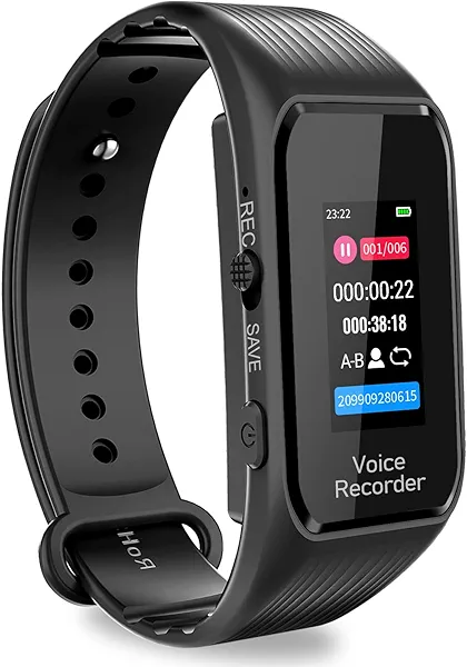 64GB Digital Voice Recorder with 4000Hours Recording Capacity, Volorful Voice Activated Recorder with Playback, Password, Noise Reduction for Personal Meetings/Interviews/Classes