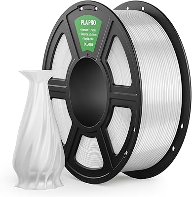 24 – DEEPLEE PLA PRO Filament 1.75mm, Stronger Toughness 3D Printer Filament, PLA Filament Dimensional Accuracy +/- 0.02 mm, Neatly Wound, Fits M…