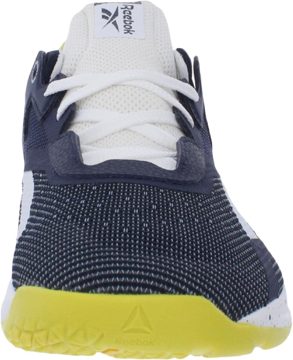 Reebok Men's Nano X Cross Trainer 6.5 Vector Navy/White/Chartreuse