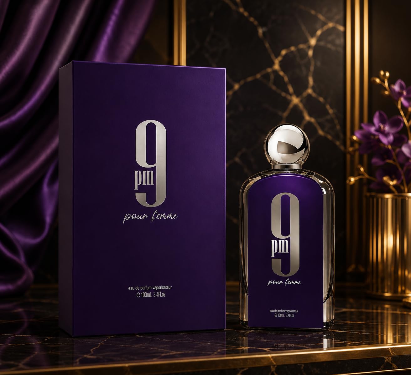 9pm Purple Femme fragranza da donna da 100 ml + campioncino in omaggio da borsetta da 5 ml