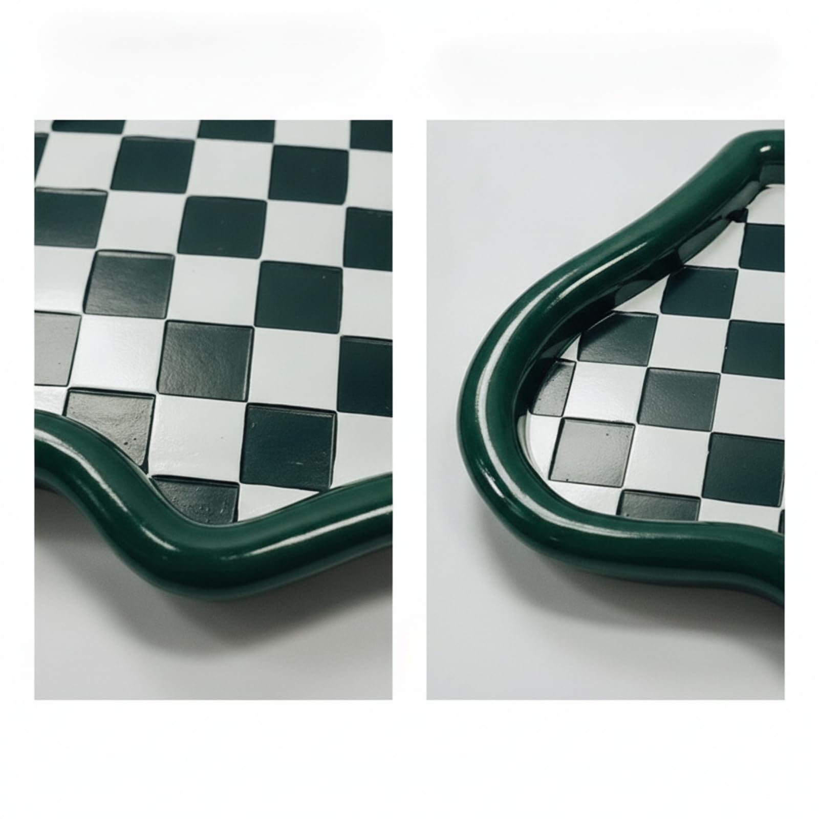 Bandeja Decorativa Bandeja Bandeja Decorativa Bandeja Tablero Bandeja Organizadora de Resina con Estética Llamativa y Acabado Liso Adecuada para
