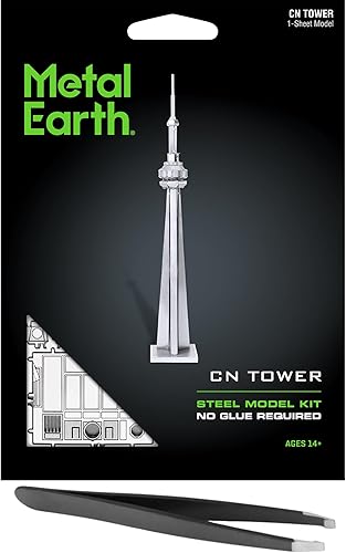 Metal Earth CN Tower 3D Kit de modelo de metal con pinzas fascinaciones