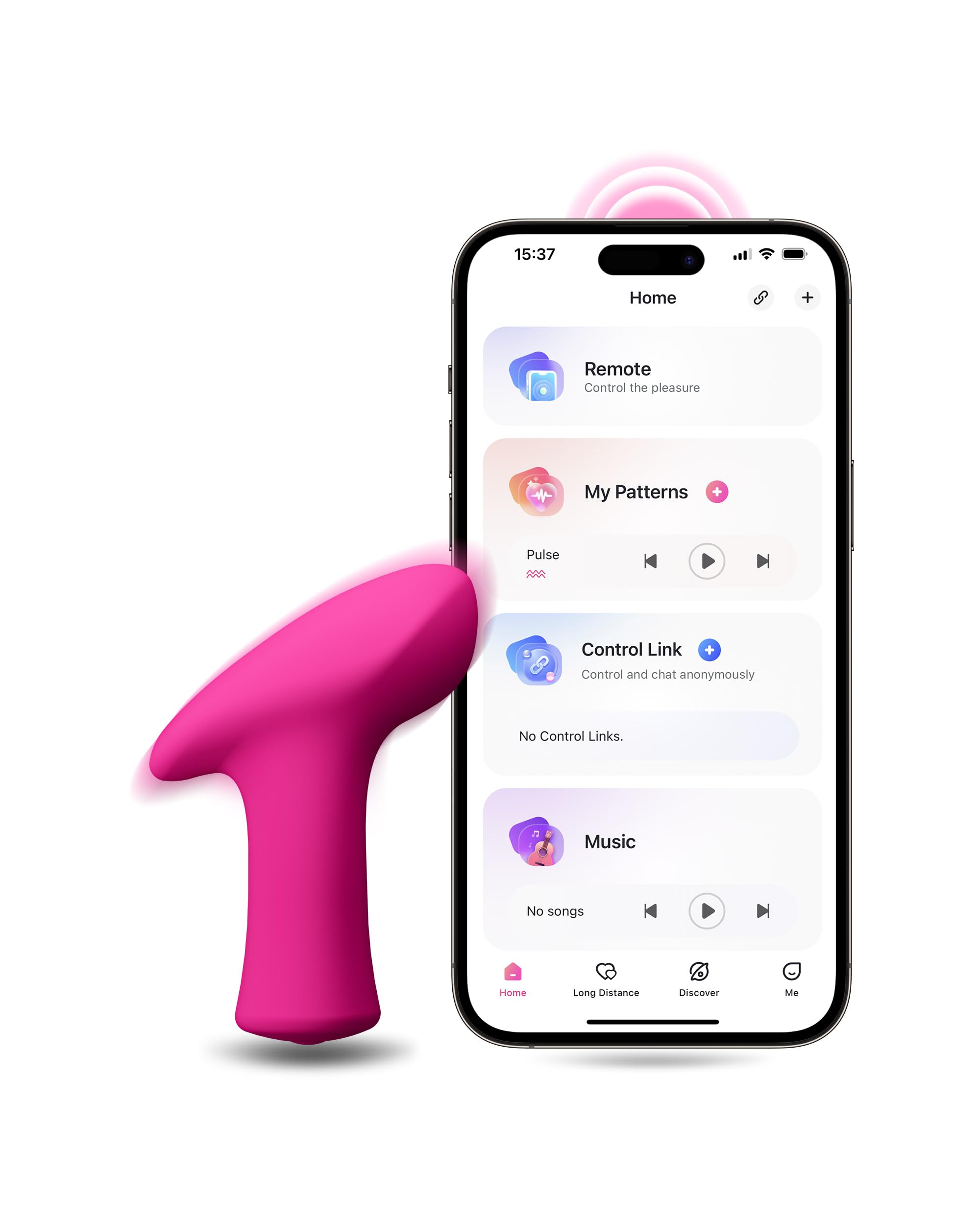 LOVENSE Ambi Mini Bullet Vibrator, Small and Discreet Powerful Stimulator with Long Distance Bluetooth Wireless Control, Hammer Shape to Pinpoint Stimulate