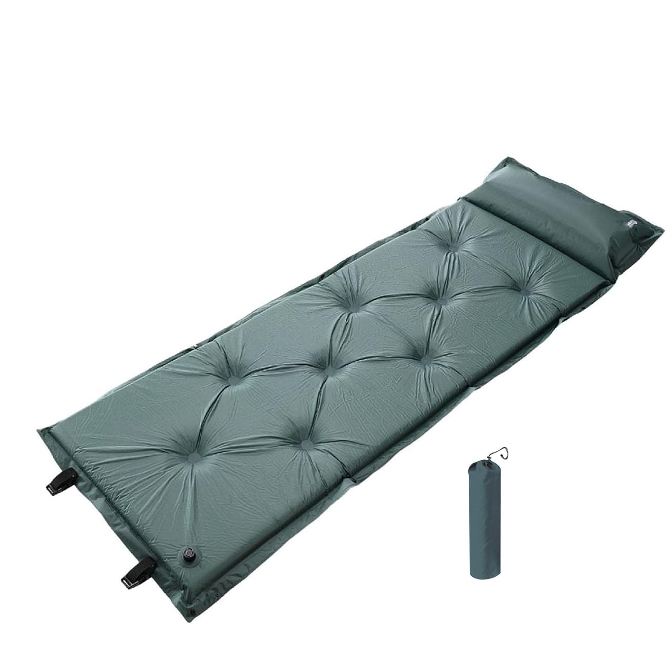 Bolivia's Camping Sleeping Pad, Green Portable Self-inflating Function Camping Pad, Camping Lightweight Air Mattress, Lightweight and Portable Self Inflating Sleeping Pad 4 Season, Built-in Pump