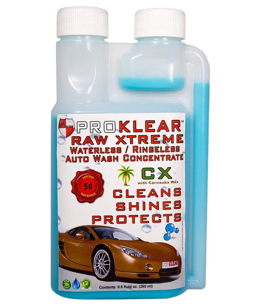 PROKLEAR RAW Rinseless/Waterless Auto Wash Concentrate 500ml Car Dry