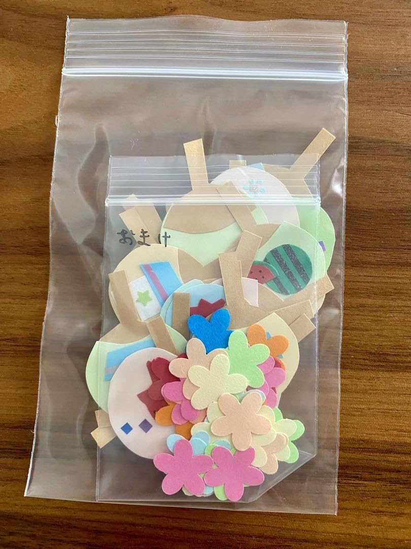 ★サンプルページ★うちわ文字　ダイカット　クラフトパンチ　アルバム うちわ サンプル ♡ クラフトパンチ ダイカット アルバム作り