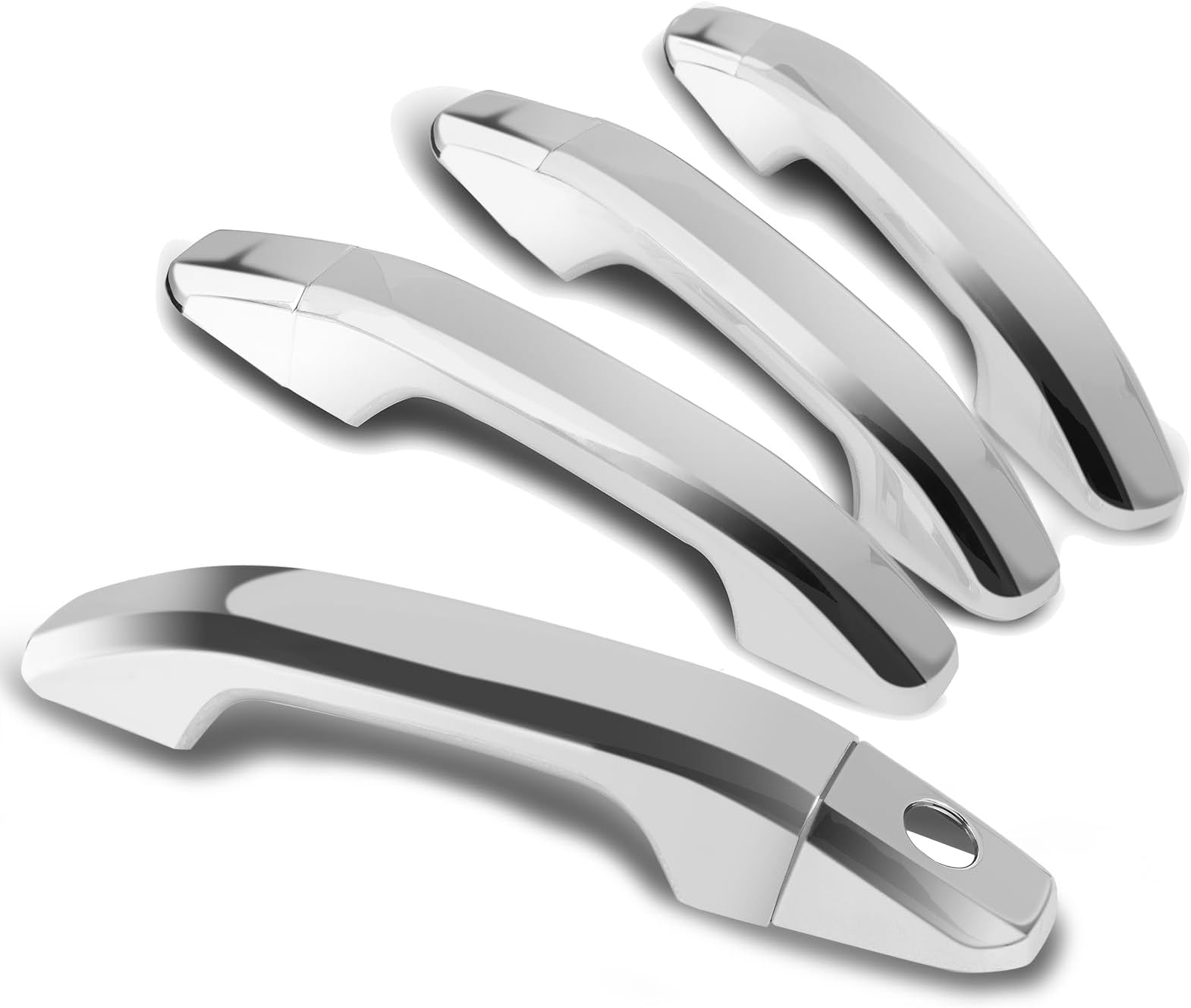 New Chrome Rear Driver Side Exterior Door Handle For 07-13 Escalade Silverado - Foto 9