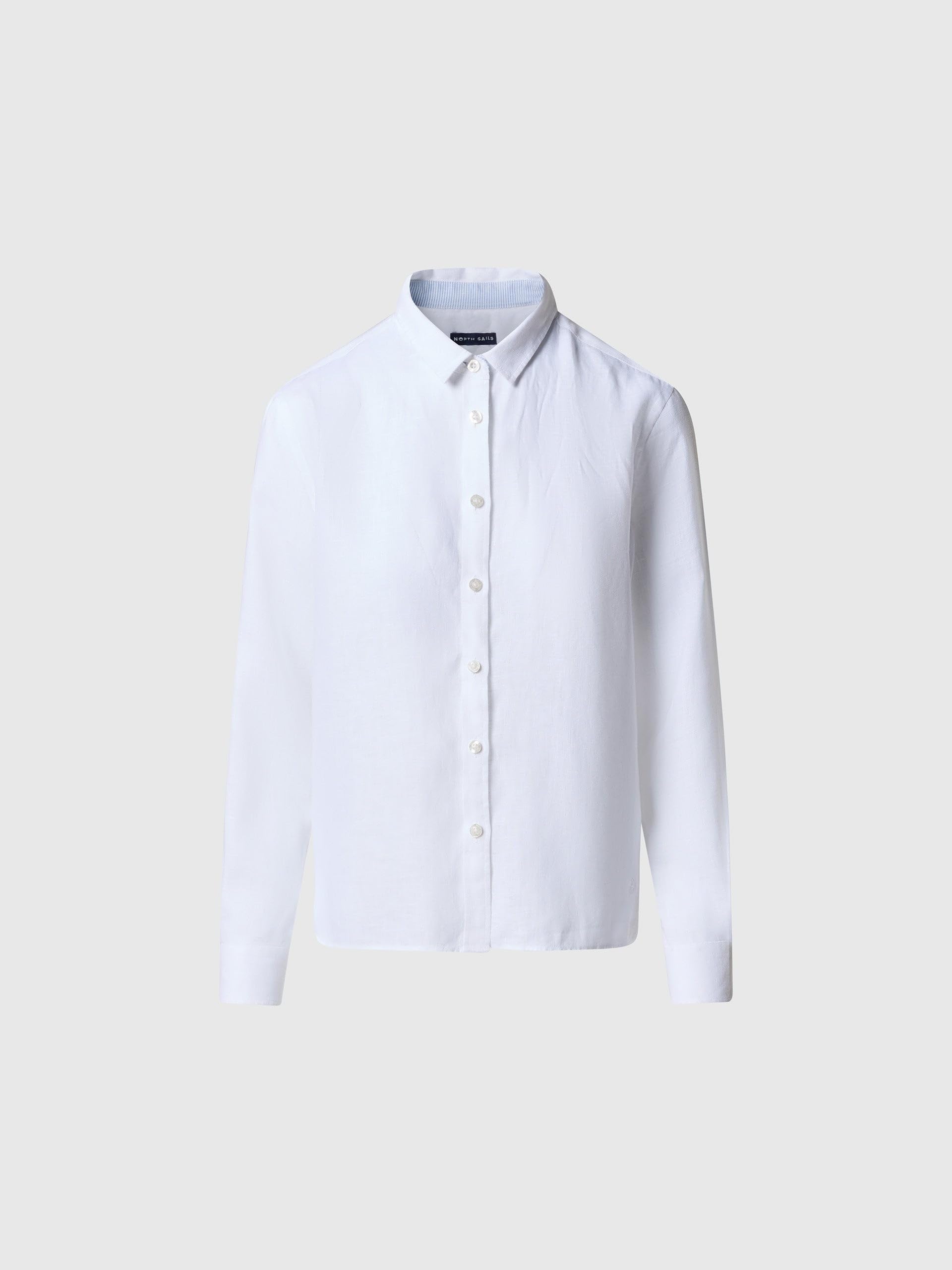 NORTH SAILS Camicia Donna in Lino European Flax™ con Dettagli a Righe